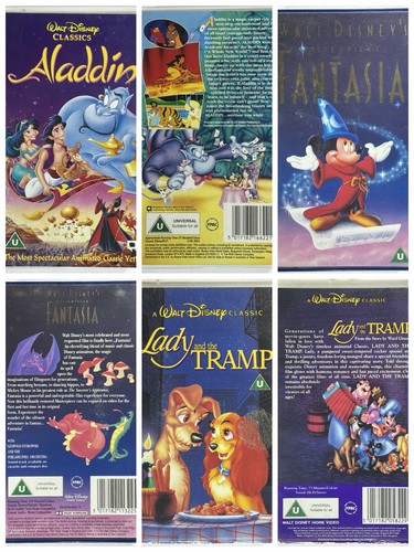 Disney vhs bundle aladdin - vhs,