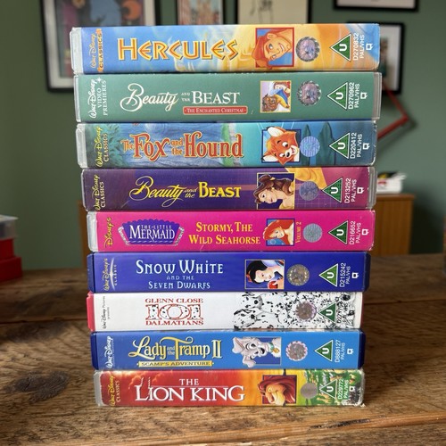 Disney vhs video tapes bundle - vhs,