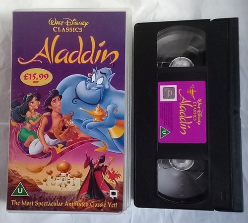 Aladdin disney classic vhs - -,