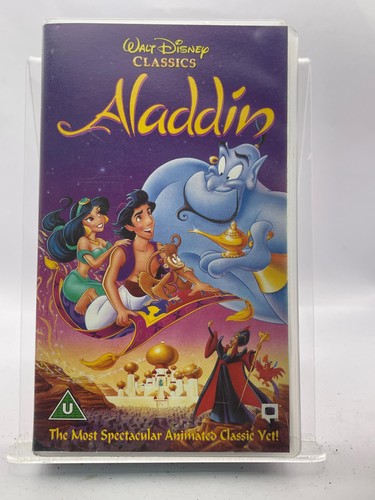 Walt disney aladdin vhs tape - walt,