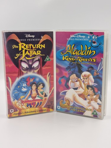 Aladdin sequels vhs - aladdin,