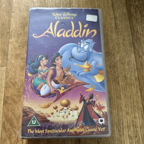 Aladdin vhs video - aladdin,