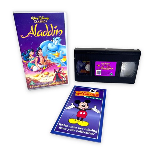 Disney aladdin vhs 1993 - disney, uk