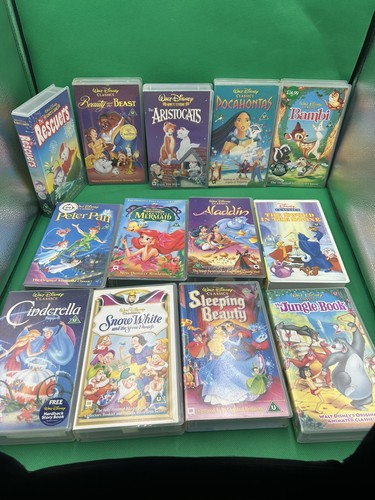 Disney vhs tapes - disney,
