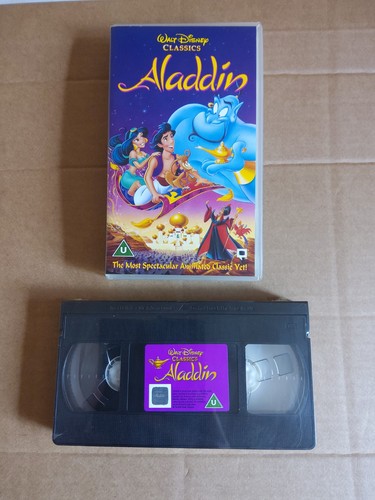Aladdin disney vhs - aladdin, uk