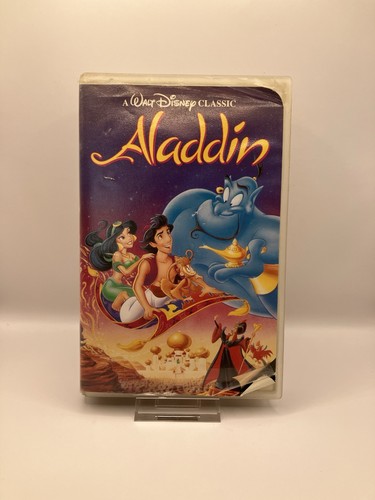 Aladdin vhs video - aladdin, black