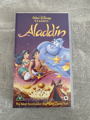 Disney aladdin vhs untested - aladdin,