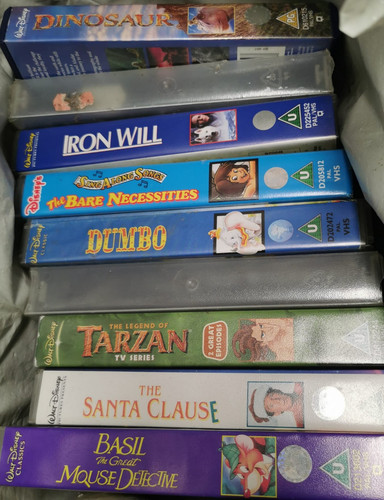 Disney vhs cassettes - cassettes, x9