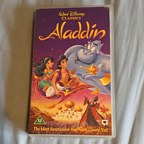 Walt disney aladdin vhs - walt,