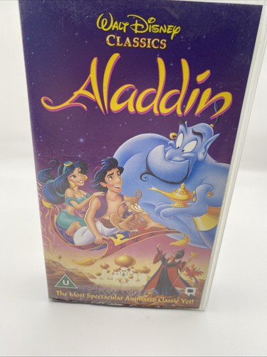 Disney aladdin vhs - disney, walt