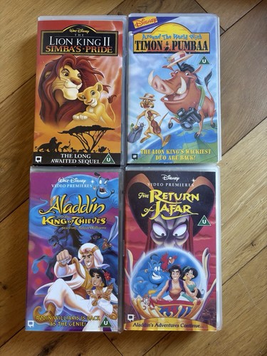Set vhs walt disney films - set,