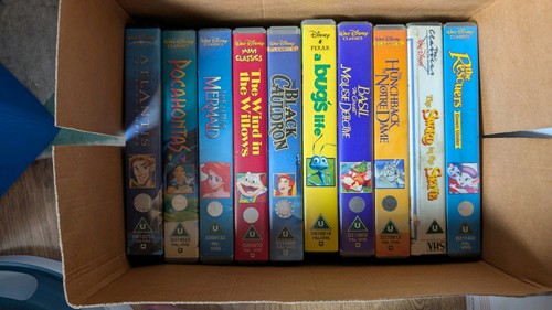 Disney vhs tapes - lot, of