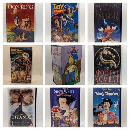 Vhs movie tapes - tapes, collection