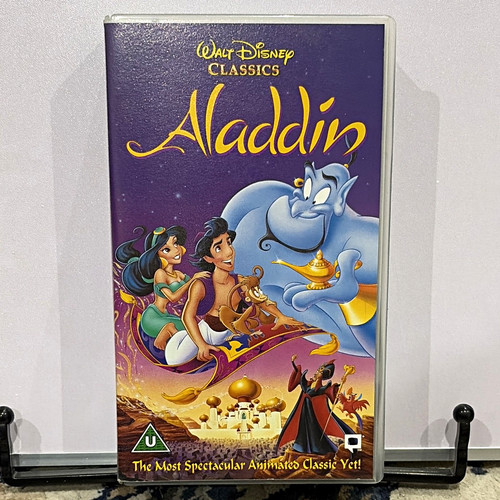 Walt disney aladdin vhs pal - disney,