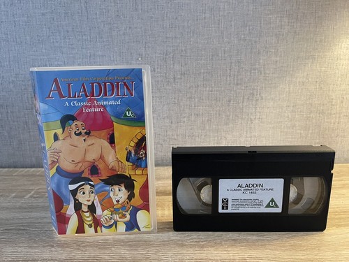 Aladdin vhs video - -vhs, classic