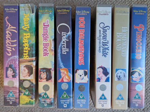 Disney vhs bundle classics - disney,